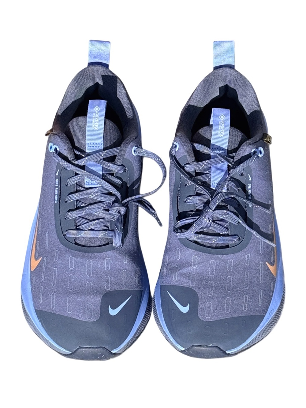 Nike Women’s Infinity Run 4 GORE-TEX — Blue and Orange Sneakers